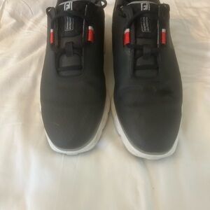 FootJoy Black and White Men's Golf Shoes